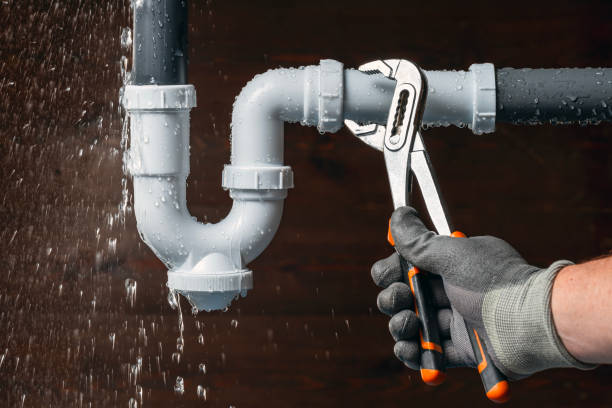 Professional Plumbing technician working in New London, MN